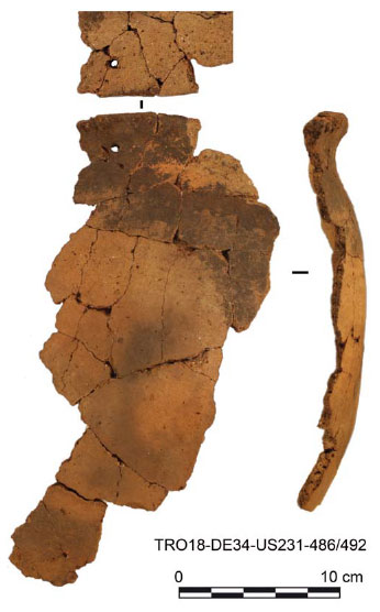 Vase retrouvé sur le secteur 2